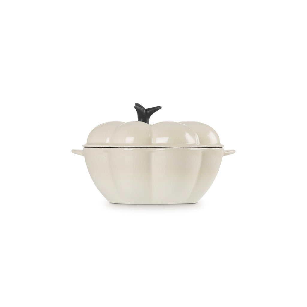 Pumpkin Tradition Cocotte - Enamelled Cast Iron 22cm - Meringue - Phenolic Knob