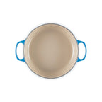 Signature Risotto Casserole - Enamelled Cast Iron - 30 cm - Azure - Stainless Steel Knob