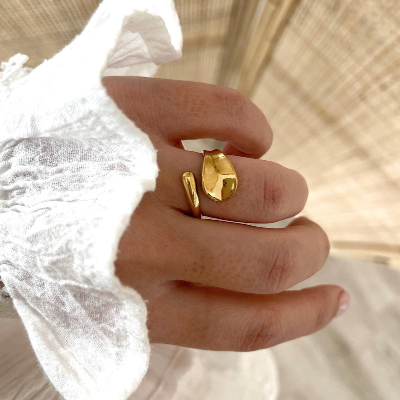 Bague "Selma" acier-Bagues-instants-plaisirs-Instants Plaisirs | Bijoux