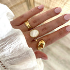“Gaia” steel ring-Rings-instant-pleasure-Instants Plaisirs | Jewelry