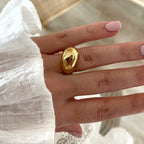 “Gaia” steel ring-Rings-instant-pleasure-Instants Plaisirs | Jewelry