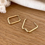“Rejeane” steel hoop earrings-Earrings-instants-plaisirs-Instants Plaisirs | Jewelry