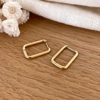 “Rejeane” steel hoop earrings-Earrings-instants-plaisirs-Instants Plaisirs | Jewelry
