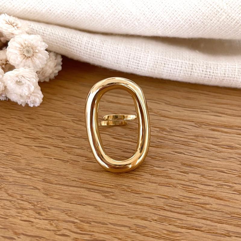 Bague "Ovane" acier-Bagues-Instants Plaisirs • Bijoux-Instants Plaisirs | Bijoux
