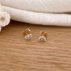 Pendientes “Soline” bañados en oro-Instants-Plaisirs-Pendientes Instants Plaisirs | Joyería