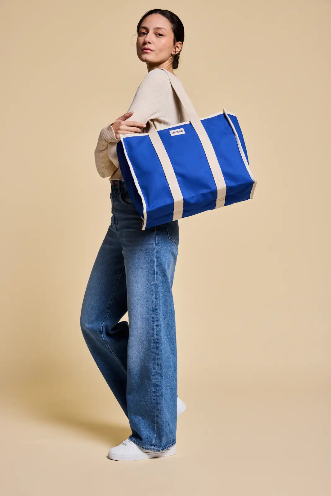 Torba Typu Shopper Oscar - Elektryczny Błękit