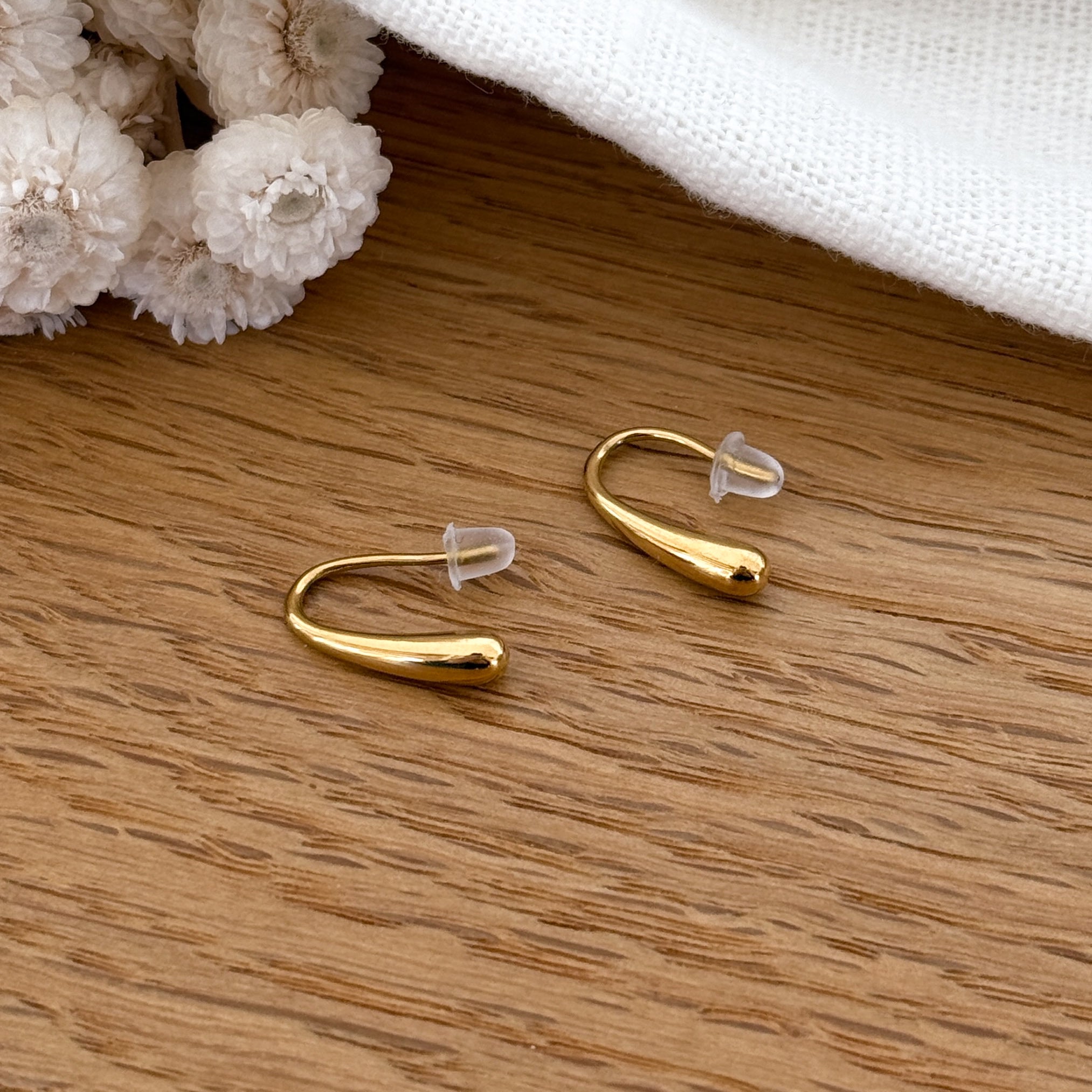 Larmy Earrings - Steel