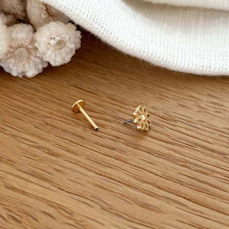 Gold Plated “Apie” Ear Piercing