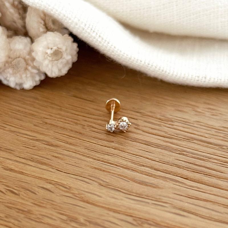 Gold Plated “Edwin” Ear Piercing