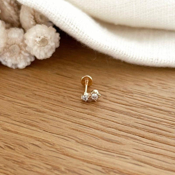 Gold Plated “Edwin” Ear Piercing