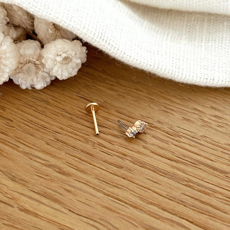Gold Plated “Edwin” Ear Piercing