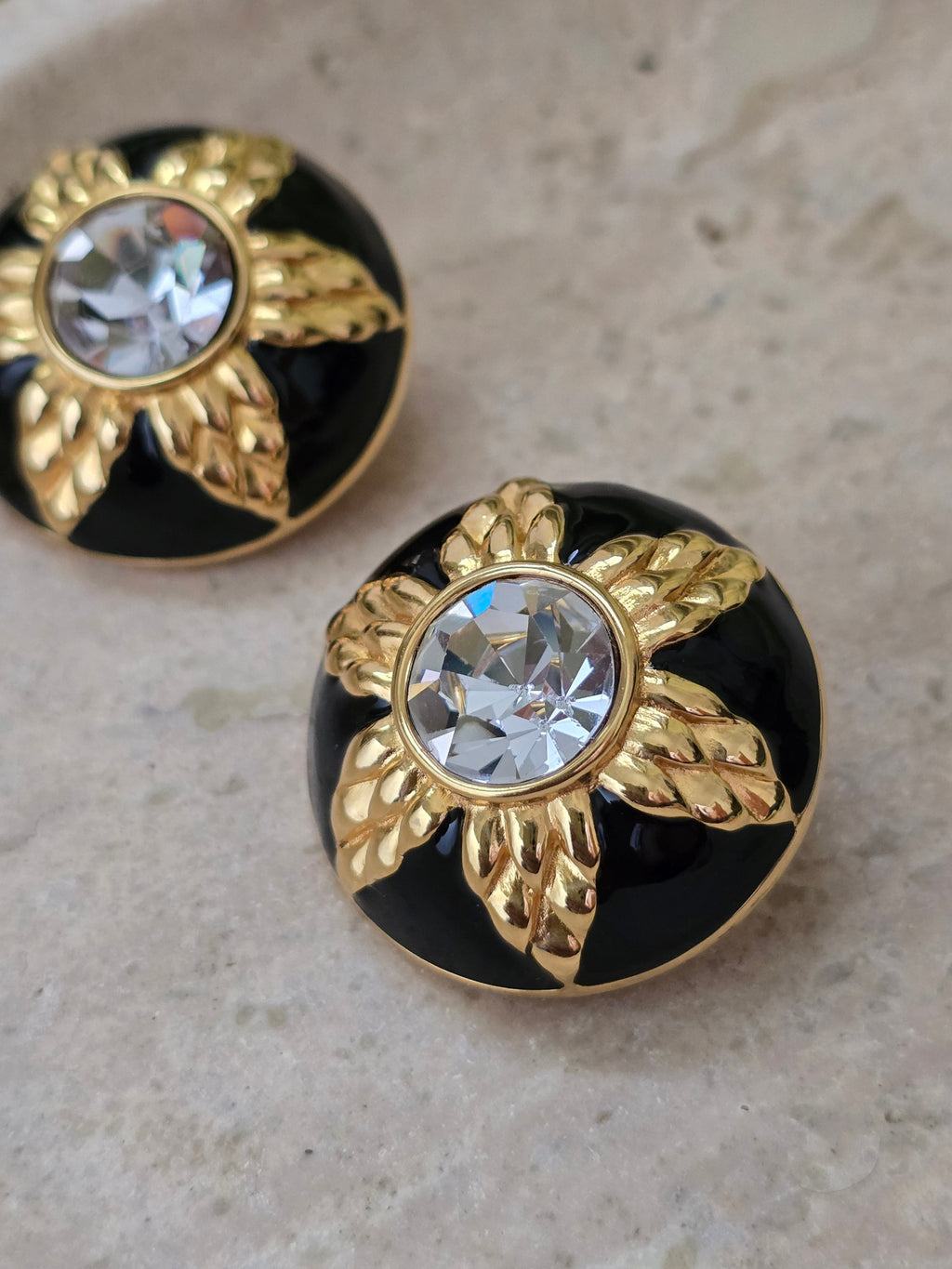 Fendi Vintage 1990s Clip-On Earrings