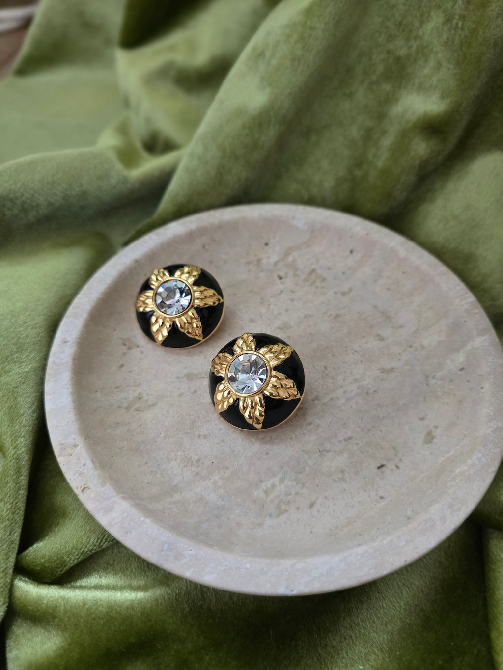 Fendi Vintage 1990s Clip-On Earrings