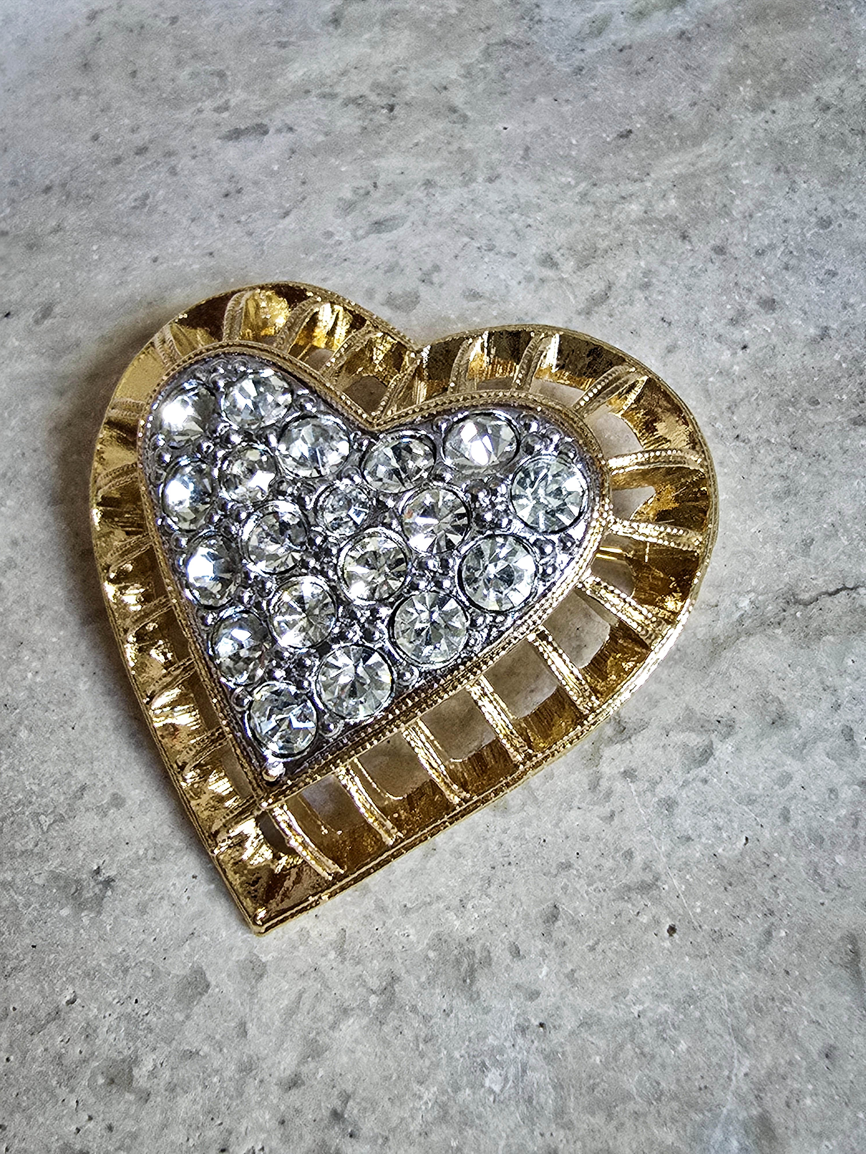 Broche Coeur Nina Ricci Vintage