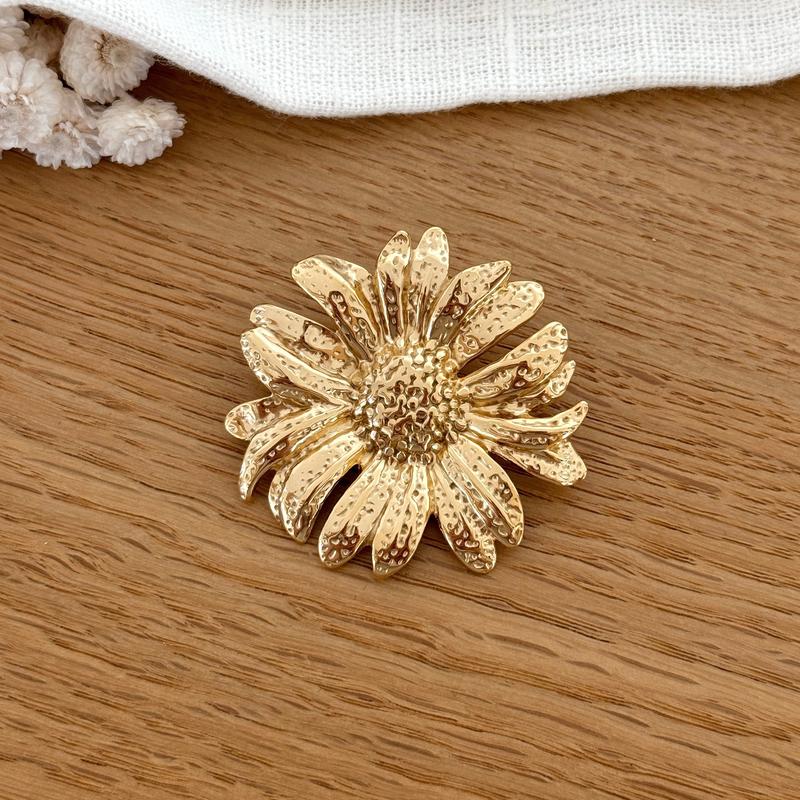 Pin brooch "Agnes" steel-Broche-instants-pleasures-Instants Plaisirs | Jewelry