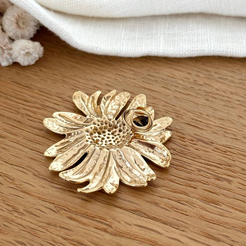Pin brooch "Agnes" steel-Broche-instants-pleasures-Instants Plaisirs | Jewelry