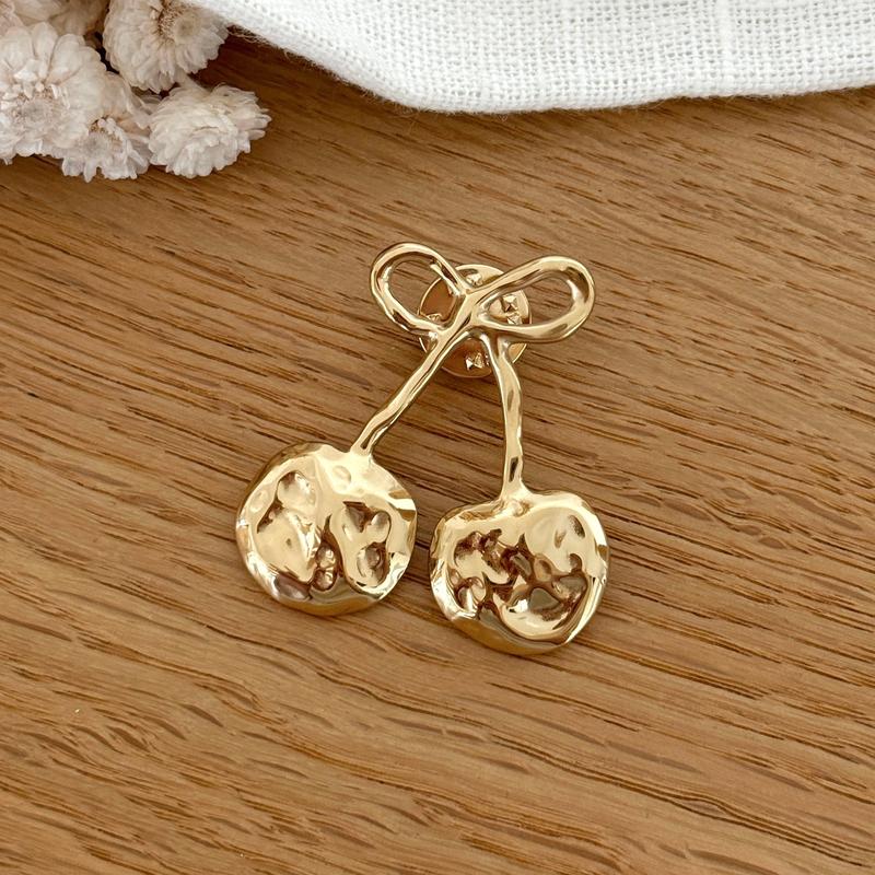 Pin brooch "Chery" steel-Broche-instants-pleasures-Instants Plaisirs | Jewelry