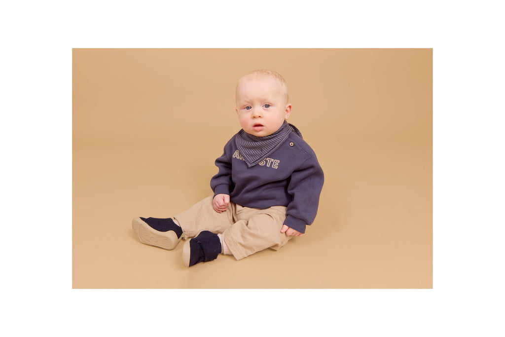 Bandana Marlow - Greyblue Slub Stripe