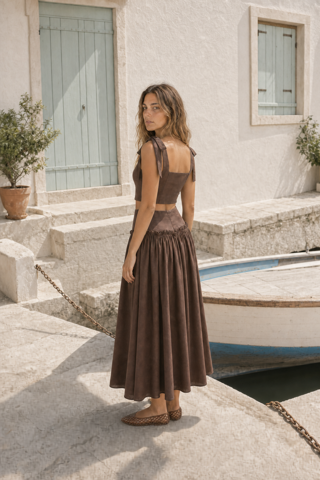 Galatée Top - Chocolate