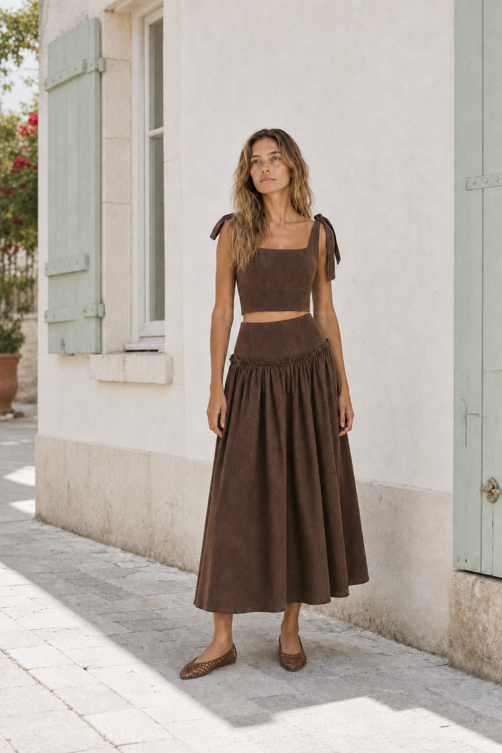 Galatée Skirt - Chocolate