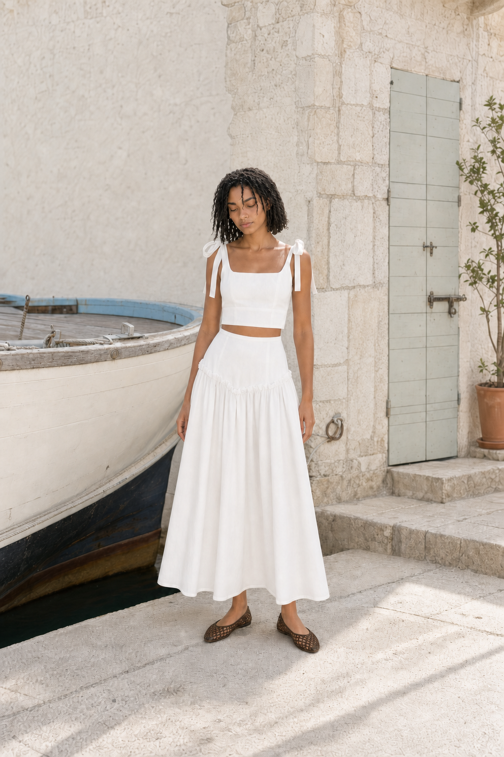 Cléo Skirt - White