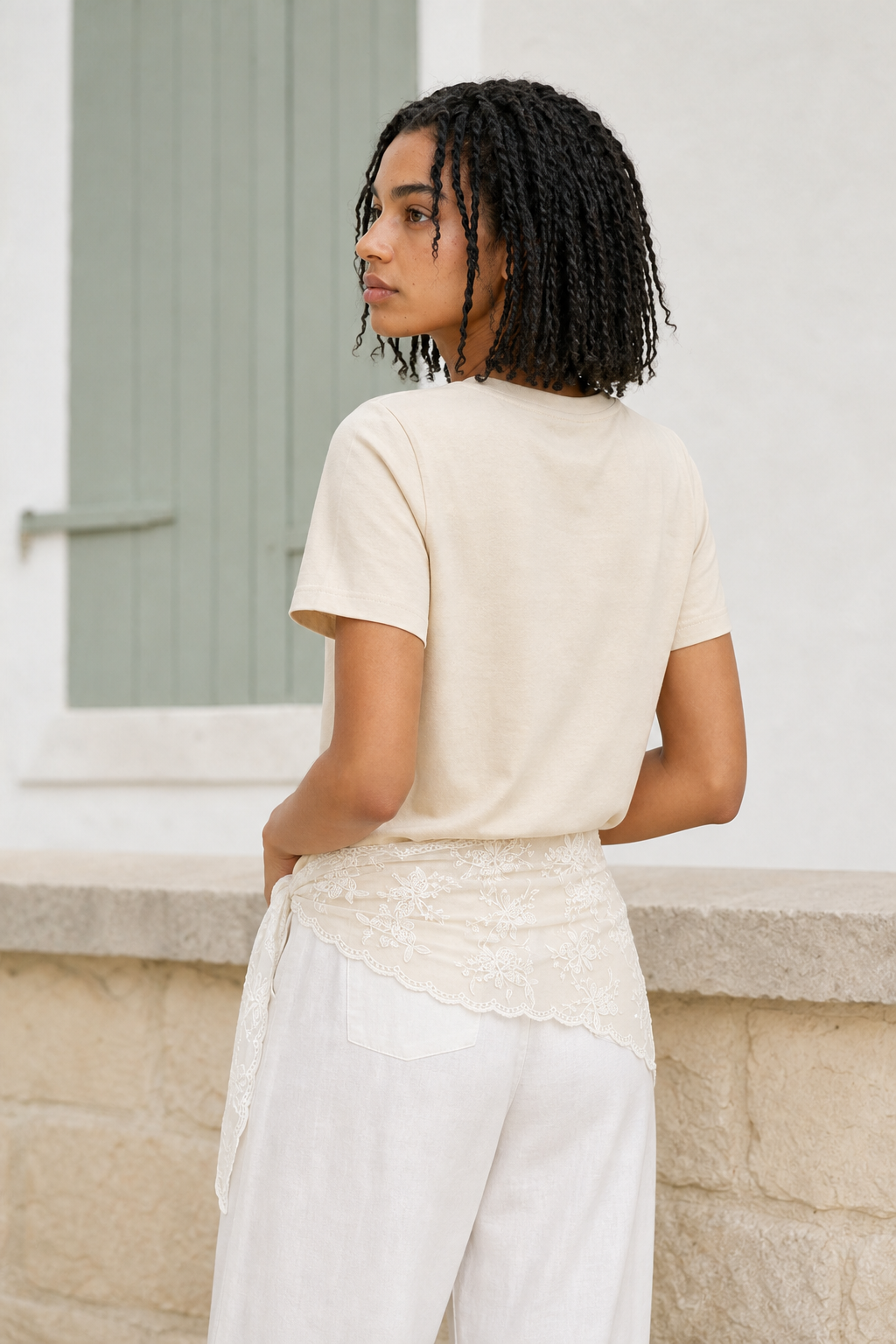 Althéa Scarf - White