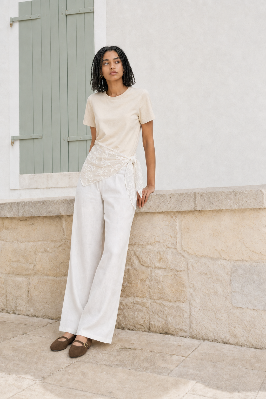 Althéa Scarf - White