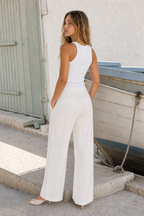 Oia Trousers - White
