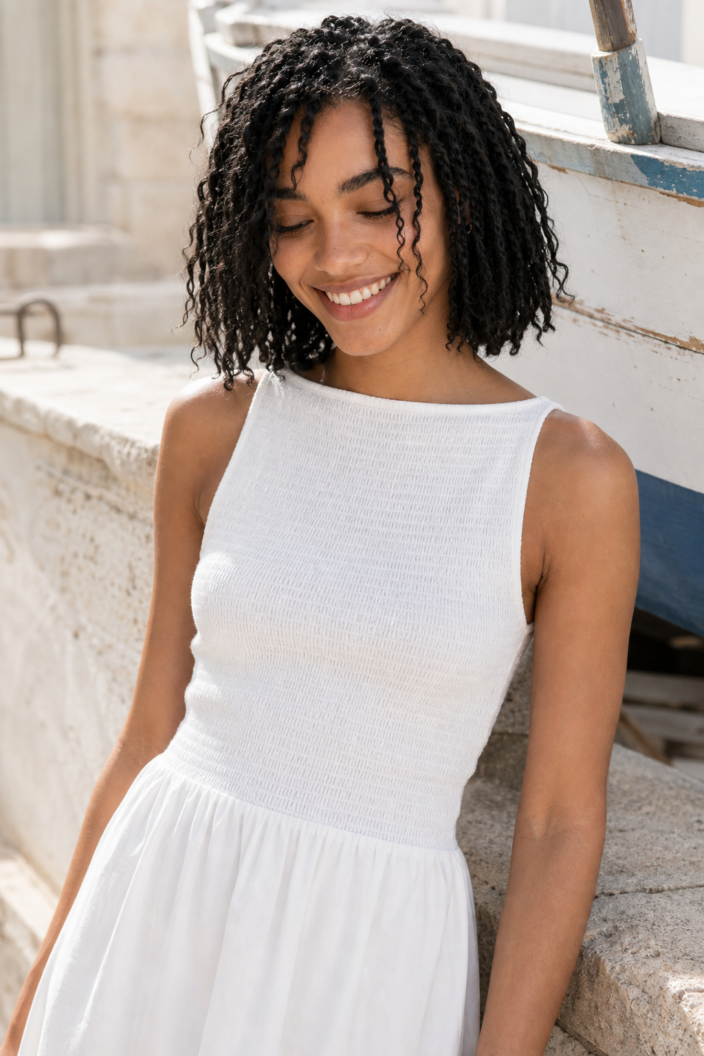 Victoria Dress - White