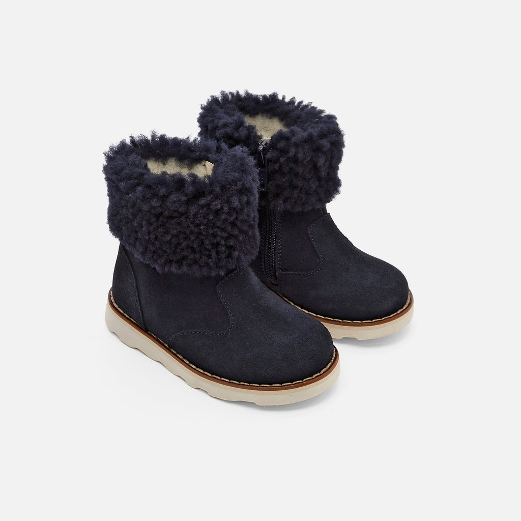 Lined Boots - Navy - Boy