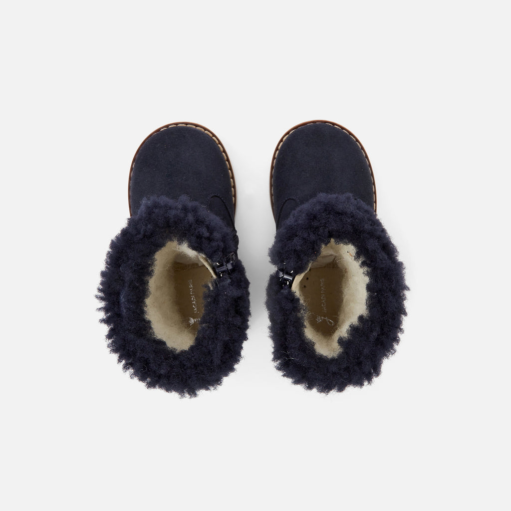 Lined Boots - Navy - Boy