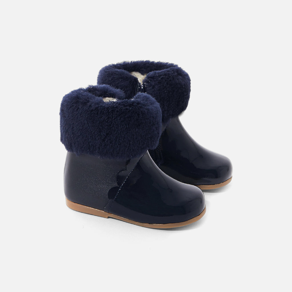 Gefütterte Boots - Marineblau - Mädchen