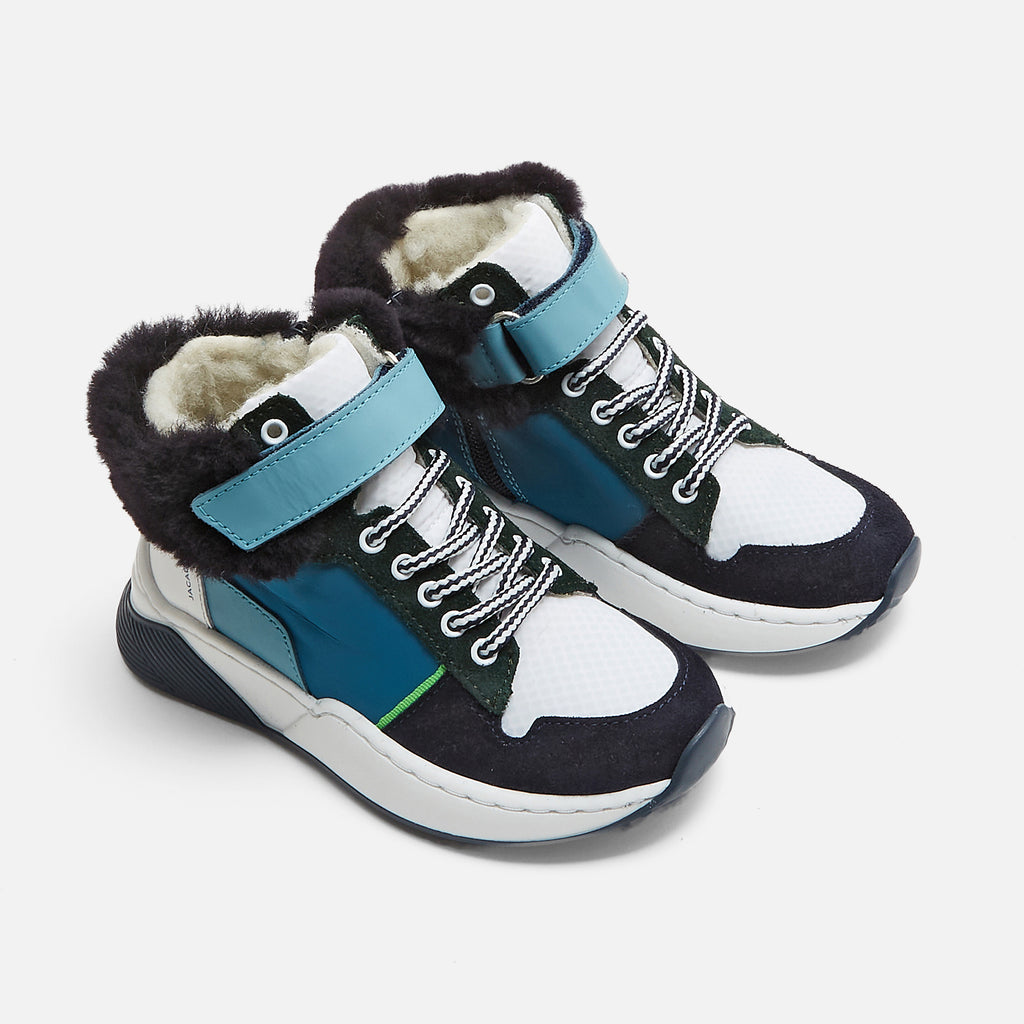 Sneakers - Blå/Grøn - Dreng