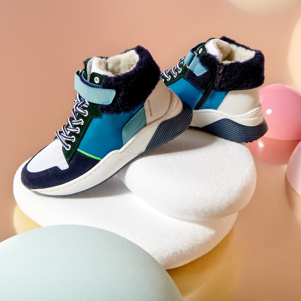 Sneakers - Blå/Grøn - Dreng