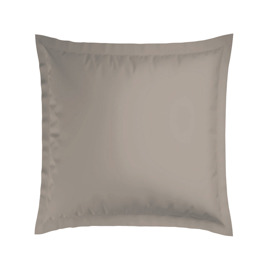 Biarritz - Set De 2 Taies D'Oreiller - Satin De Coton - Taupe / Taupe