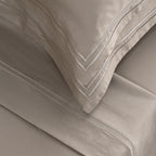 Biarritz - Sheet Set - Cotton Sateen - Taupe / Taupe