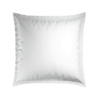 Biarritz - Set Of 2 Pillowcases - Cotton Satin - White / White