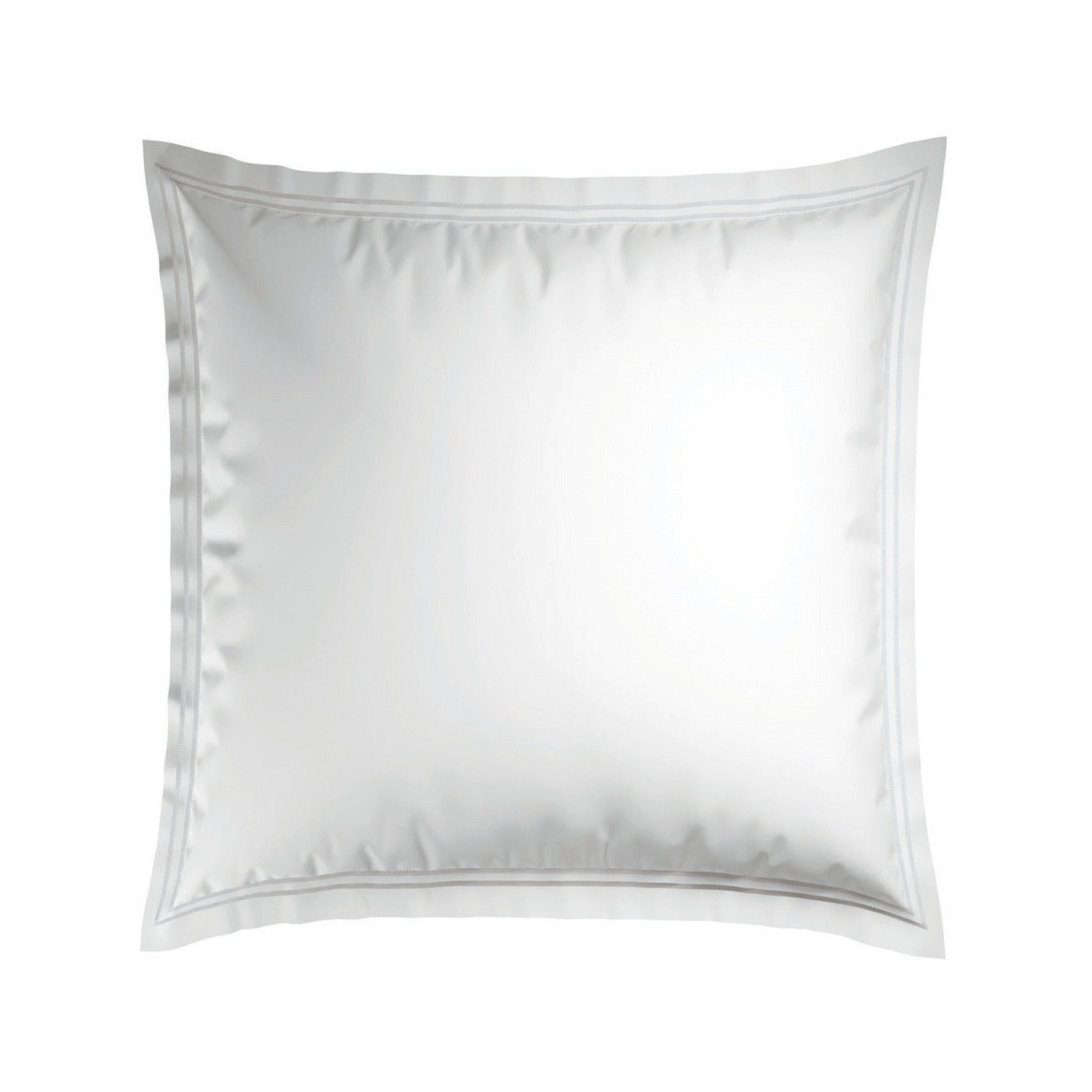 Biarritz - Set Of 2 Pillowcases - Cotton Satin - White / White