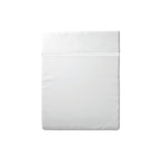 Biarritz - Drap Plat - Satin De Coton - Blanc / Blanc