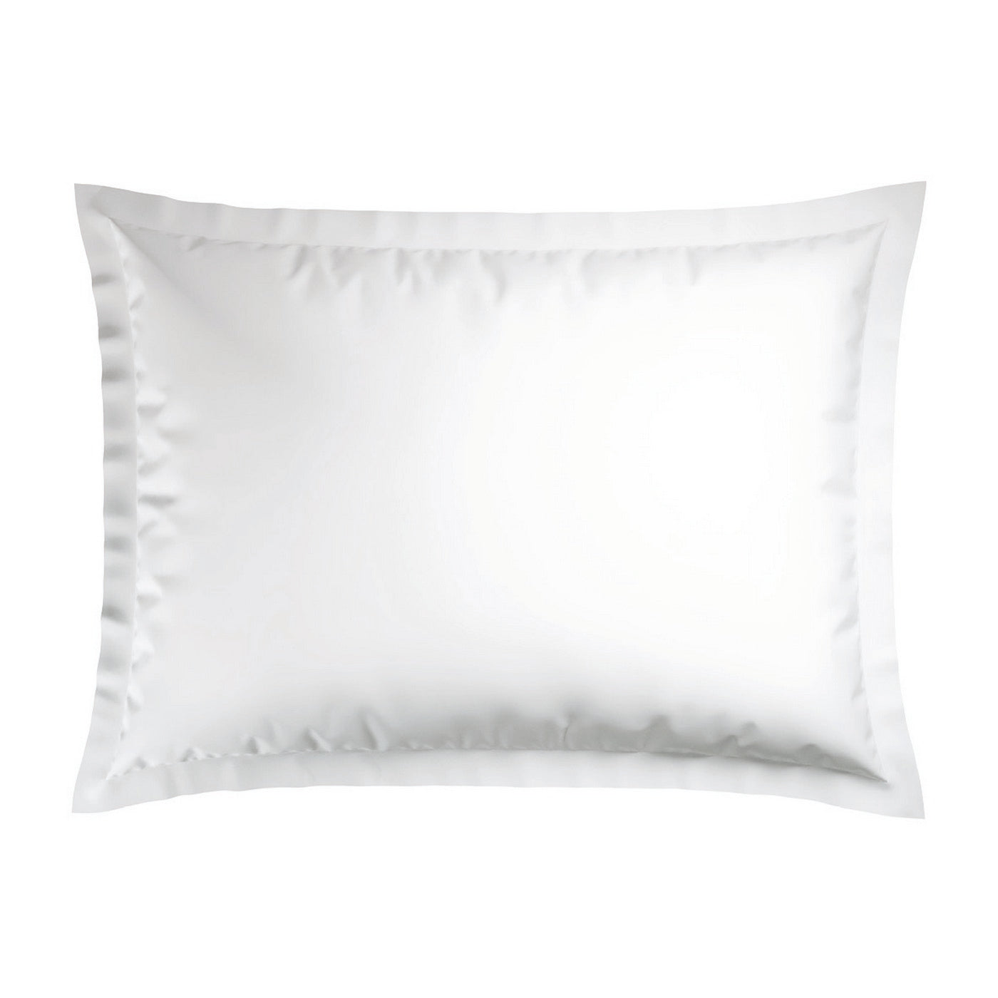 Biarritz - Set De 2 Taies D'Oreiller - Satin De Coton - Taupe / Blanc