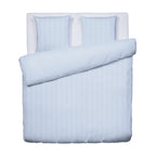 Grenoble - Housse De Couette + 1 Ou 2 Taie(S) D'Oreiller Coton Percale - Bleu Clair