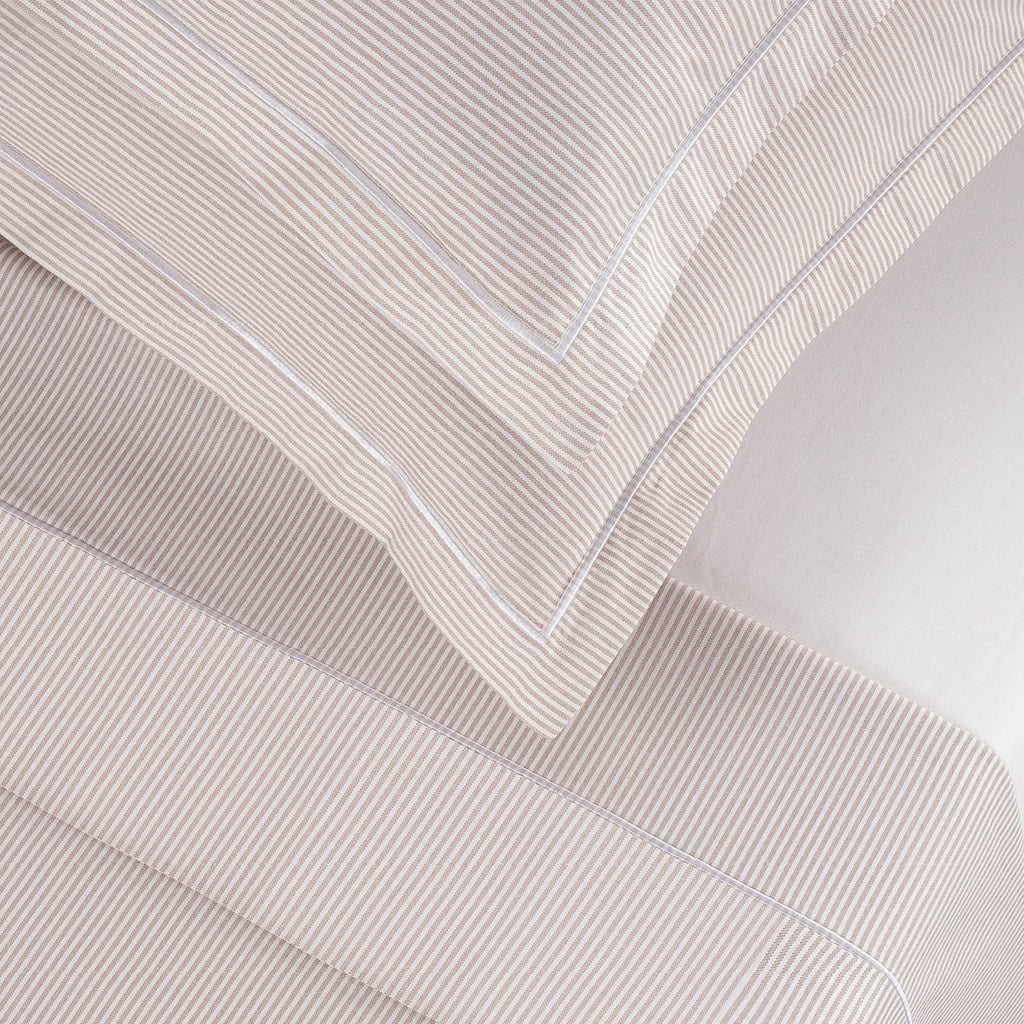 Grenoble - Drap Plat Coton Percale - Taupe