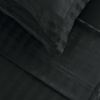 Jacquard - Sábana Encimera - Satén de Algodón Rayas Dobby - Gris 03