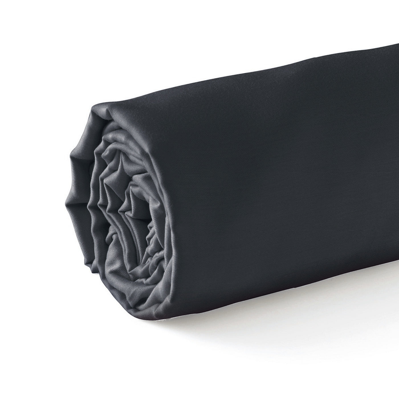 Plain - Fitted Sheet - Cotton Satin - Gray 03