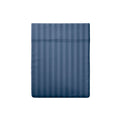 Jacquard - Sábana Encimera - Algodón Raso Dobby Rayas - Azul 06