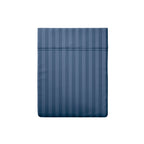 Jacquard - Sábana Encimera - Algodón Raso Dobby Rayas - Azul 06