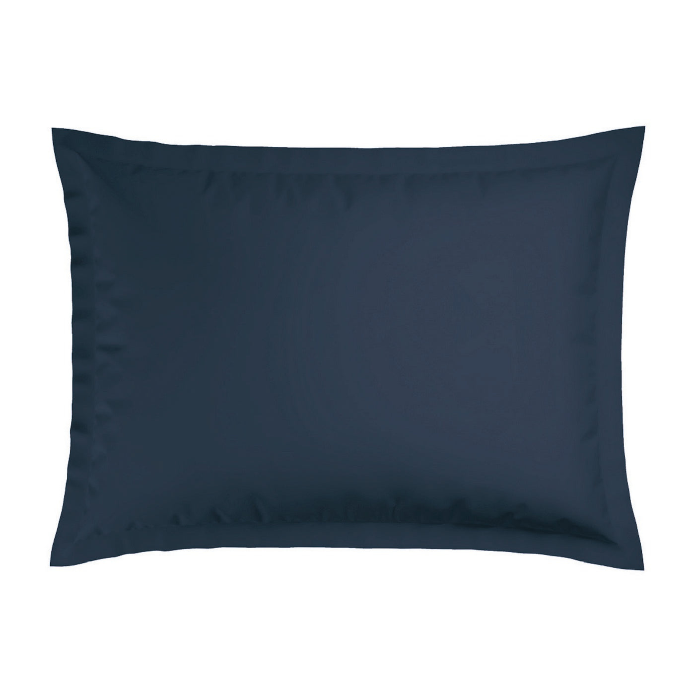 Jacquard - Set of 2 Pillowcases - Dobby Woven Striped Cotton Satin - Blue 11