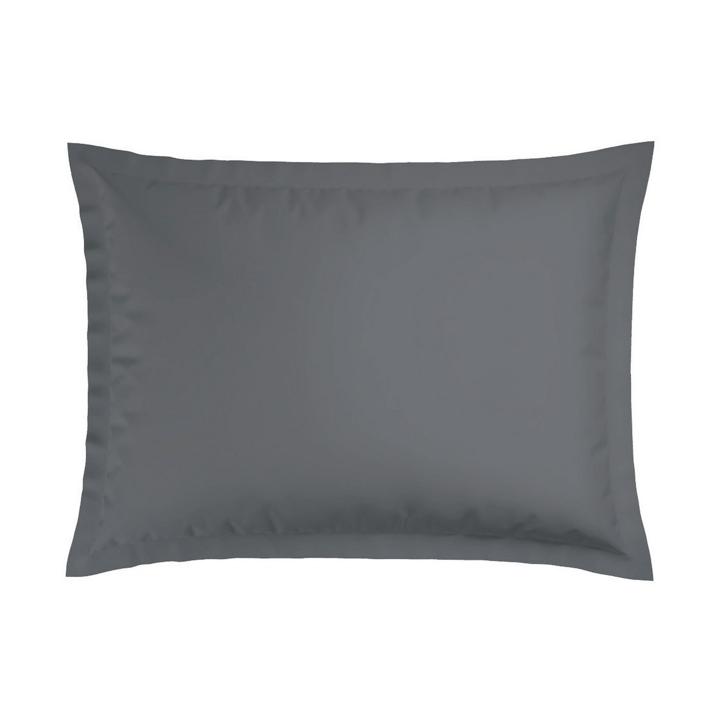 Jacquard - Juego de 2 Fundas de Almohada - Satén de Algodón Tejido Dobby a Rayas - Gris 02