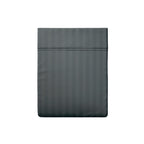 Jacquard - Sábana Encimera - Satén de Algodón Rayas Dobby - Gris 02