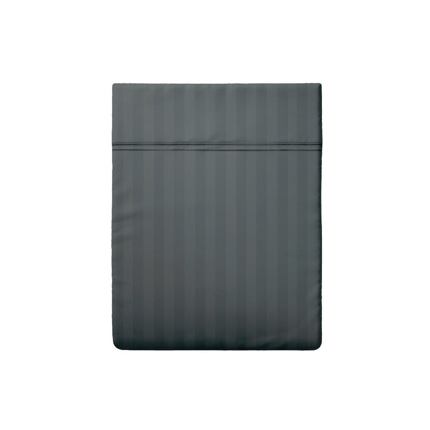 Jacquard - Sábana Encimera - Satén de Algodón Rayas Dobby - Gris 02